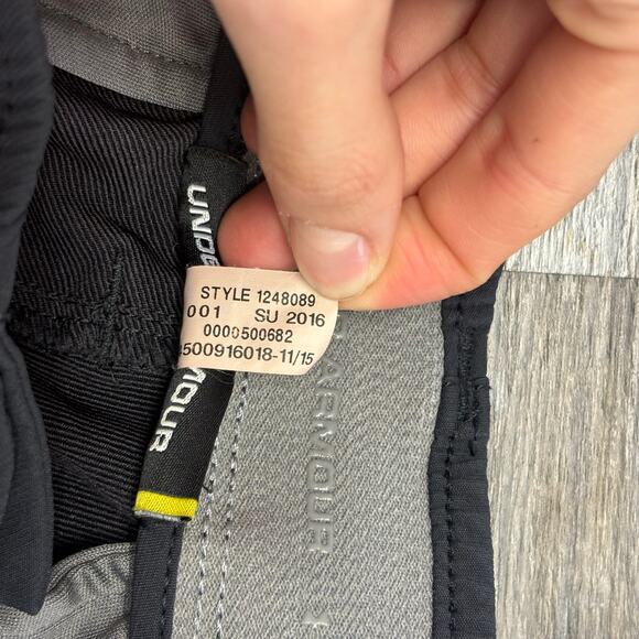 Under Armour UA Match Play Black Mens 33x30 Loose Fit Performance Golf Pants‎ - Picture 6 of 12